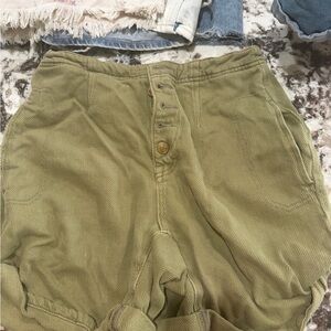 We the free Olive Green Women's Shorts